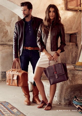 LOUIS VUITTON 'Montaigne' bag in earth-tone leather - VALOIS
