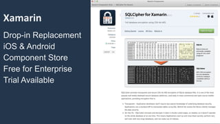 Protecting data on device with SQLCipher, Stephen Lombardo | PPTX