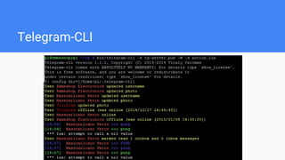 Telegram-CLI
 