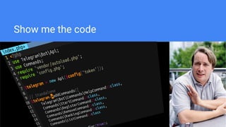 lk is cheap. Show me the code.
(Linus Torvalds)||
Show me the code
 
