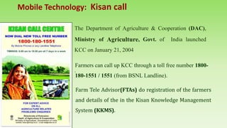 ICT IN AGRICULTURAL KNOWLEDGE MANAGEMENT | PPTX