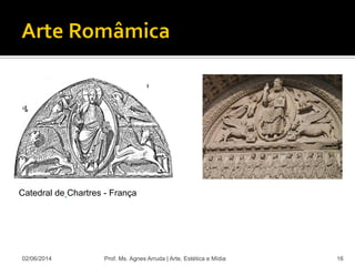 02/06/2014 Prof. Ms. Agnes Arruda | Arte, Estética e Mídia 16
Catedral de Chartres - França
 