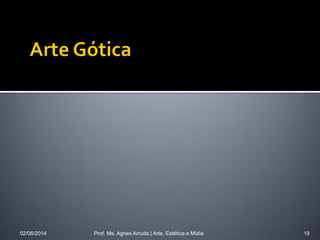 02/06/2014 Prof. Ms. Agnes Arruda | Arte, Estética e Mídia 19
 