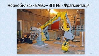 Чорнобильська АЕС – ЗПТРВ - Фрагментація
28
 