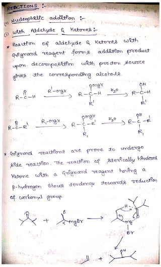 Organomagnesium halide - Grignard reagent