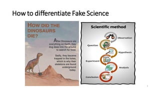 How to differentiate Fake Science
3
 