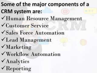 Components and Elements of Customer Relationship Management | PDF