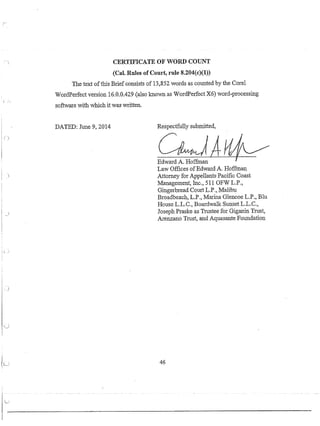 06 09-14 appellants' reply brief - stacey