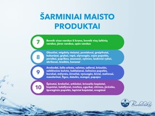 Vanduo – gyvybės šaltinis