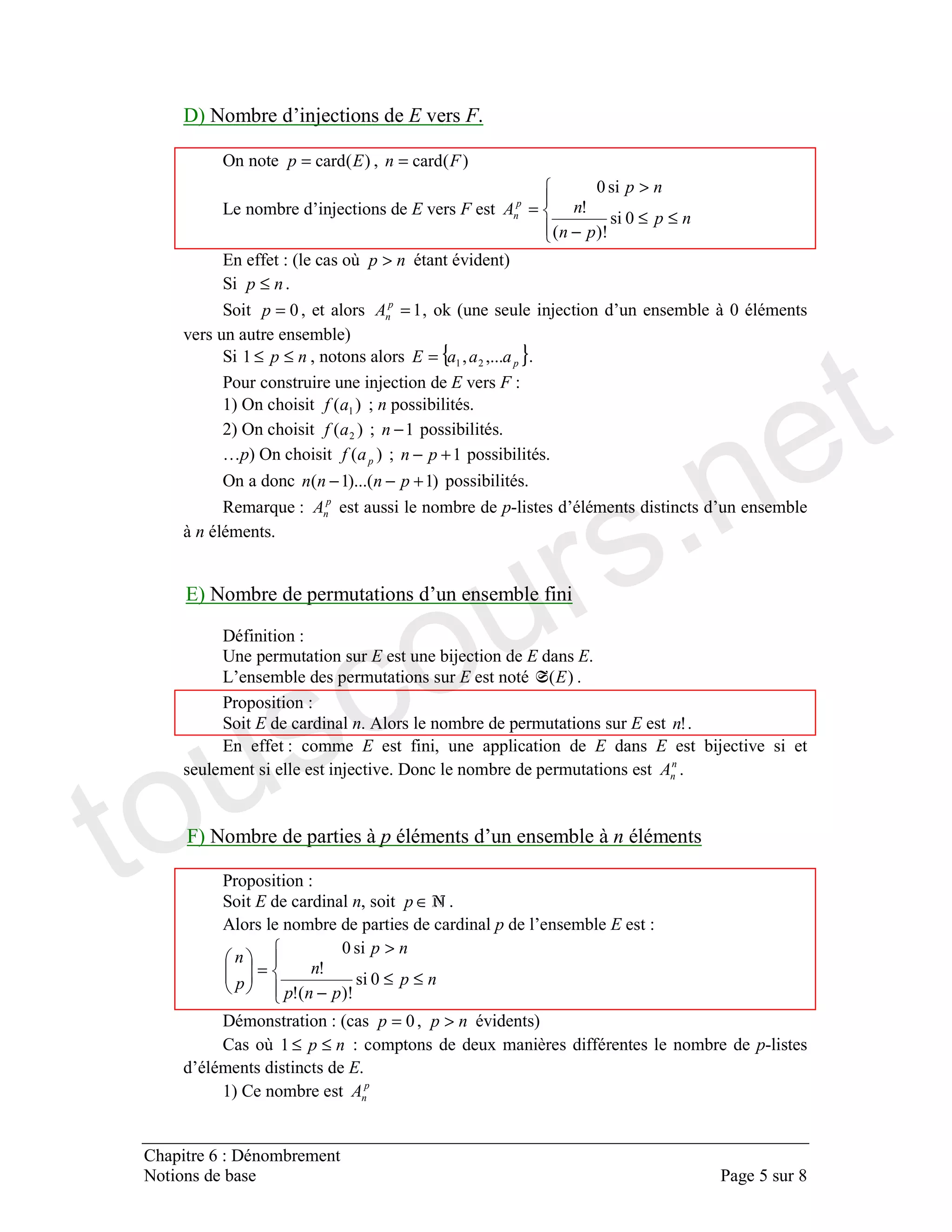 :
# , ) "
2 #$= #$=
& , ) "
≤≤
−
>
=
%
#$
%
7 $ B > " #
+ ≤
+ %= = C$ ) , 0 %
" #
+ ≤≤ { }.=
) "
# 2 #$ D
.# 2 #$ . D −
# 2 #$ D +−
2 ## $$ +−−
3 ' ; , ,
0
7# ,
E )
&, #$
+ *
7 ) "
) "
F# 0 , 0
+ ∈
* ,
≤≤
−
>
=
%
#$
%
$ %= > " #
B ≤≤ / ! ;
,
#
touscours.net
 