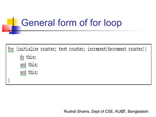 Lec 06. For Loop / Break / Continue | PPT