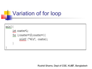 Lec 06. For Loop / Break / Continue | PPT