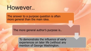 Reading Comprehension - Overall Review Questions | PPTX