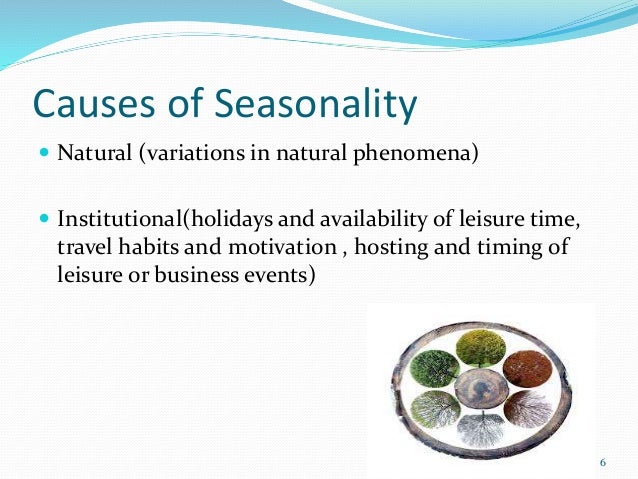 seasonality affect tourist