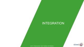 © 2014. All rights reserved. VivaKi. Proprietary and Confidential.
INTEGRATION
 