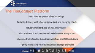 Filecatalyst Product An Introduction to FileCatalyst | PPTX