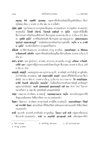 102 §—¡¿’√åÕ¿‘∏“π«√√≥π“ [ Ò.  §⁄§°≥⁄±
 µ⁄‡µ ÿ À‘µÌ « ⁄ µ’µ‘ ªÿπæ⁄æ ÿ °≈ÿà¡¥“«∑’ËÀ≈—Ëßª√–‚¬™πå‡°◊ÈÕ°Ÿ≈ —µ«å‡π◊ÕßÊ ™◊ËÕ«à“
ªÿπ—ææ ÿ (´âÕπ «⁄, Õ“‡∑» «⁄« ‡ªìπ æ⁄æ, ≈∫  ⁄ Àπ÷Ëßµ—«)
ªÿ ⁄ , ºÿ ⁄  (ªÿ  ‚ª ‡π+¬) ¥“«ªÿ  –À√◊Õºÿ  –, ¥“« ¡Õ ”‡¿“, ¥“«ªÿ¬ΩÑ“¬, ¥“«¥Õ°∫—«,
æ«ß¥Õ°‰¡â. ‚ª‡ µ‘ °⁄√‘¬“π‘, ‚ª‡ π⁄µ‘ Õ ⁄¡‘π⁄µ‘ «“ ªÿ ⁄‚  °≈ÿà¡¥“«∑’Ë‡Õ◊ÈÕ‡øóôÕ
´÷Ëß°“√°√–∑” À√◊Õ‡ªìπƒ°…å„Àâ°√–∑” ™◊ËÕ«à“ªÿ  – (Õ“‡∑»  ⁄¬ ‡ªìπ  , ª ‡ªìπ º ∫â“ß, ´âÕπ
 ⁄). ºÿ µ’µ‘ ºÿ ⁄‚ Ò
¥“«∑’Ë —¡º— ∑âÕßøÑ“ ™◊ËÕ«à“ºÿ  – (ºÿ   ¡⁄º ⁄‡ + ). ªÿ ⁄ π°⁄¢µ⁄‡µπ
Õÿª⁄ªπ⁄πÌ µ√ÿ≥‡«Ãÿ«≈Ø˛ü÷ Ú
ÀπàÕ‰ºàÕàÕπßÕ°æ√âÕ¡°—∫¥“«ªÿ  –¢÷Èπ. ®π⁄‚∑ ® π ¿“ µ‘
π ºÿ ⁄‚ Û
¥«ß®—π∑√å‰¡à «à“ß ¥“«ºÿ  –°Á‰¡à «à“ß
Õ ‘‡≈  (π+ ‘≈‘   ‘‡≈ ‡π+Õ) ¥“«Õ ‘‡≈ –, ¥“«ßŸ, ¥“«‡√◊Õπ. ¿ÿ™§ ∑‘ µ⁄µ“ π  ‘≈‘ ¬‡µ
π“≈‘ß⁄§¬‡µµ‘ Õ ‘‡≈‚  °≈ÿà¡¥“«∑’Ë≈Õ¬‰ª‡À¡◊ÕπßŸ‡≈◊ÈÕ¬ ™◊ËÕ«à“Õ ‘‡≈ – (Õ“‡∑» π ‡ªìπ Õ, Õ‘
‡ªìπ ‡Õ)
¡¶“, ¡“¶“ (¡À ªŸ™“¬Ì+Õ“) ¥“«¡¶“, ¥“««“π√, ¥“«ßÕπ‰∂, ¥“«ßŸºŸâ. ¡À’¬‡µ °“√‘¬µ⁄∂‘-
‡°À’µ‘ ¡¶“ °≈ÿà¡¥“«∑’ËºŸâª√“√∂π“º≈ ”‡√Á®æ“°—π∫Ÿ™“ ™◊ËÕ«à“¡¶“ (Õ“‡∑» À ‡ªìπ ¶, «ÿ∑∏‘
Õ ‡ªìπ Õ“ ∫â“ß)
º§⁄§ÿ≥’, º§⁄§ÿπ’ (º≈ ∑⁄∑Ÿªª∑+§À Õÿª“∑“‡π+¬ÿ+Õ’) ¥“«º—§§ÿπ’, ¥“««—«µ—«ºŸâ, ¥“«ßŸµ—«‡¡’¬,
¥“««—«µ—«‡¡’¬, ¥“«‡æ¥“π. º≈Ì §≥⁄À“‡ªµ’µ‘ º§⁄§ÿπ’ °≈ÿà¡¥“«∑’Ë„Àâ —µ«å√—∫‡Õ“º≈ ™◊ËÕ«à“
º—§§ÿπ’ (≈∫ ≈, ´âÕπ §⁄, Õ“‡∑» Õ ‡ªìπ Õÿ, ¬ÿ ‡ªìπ Õπ, ≈∫ Õ ·≈– À⁄). ‚  º§⁄§ÿπ’ªÿ≥⁄≥-
¡“ ‘¬Ì ®‘π⁄‡µ ‘ Õµ‘°⁄°π⁄‚µ ‡À¡π⁄‚µÙ
„π‡¥◊Õπ∑’Ëª√–°Õ∫¥â«¬¥“«º—§§ÿπ’ ‡¢“§‘¥Õ¬Ÿà«à“
ƒ¥ŸÀπ“«≈à«ß‰ª·≈â«. ‡∑⁄«µ‘ ªÿæ⁄æº§⁄§ÿπ’ Õÿµ⁄µ√º§⁄§ÿπ’ ‡®µ‘ ‡∑⁄« §”«à“ ç‡∑⁄«é „π§“∂“
À¡“¬∂÷ß¥“« Ú °≈ÿà¡ §◊Õ ªÿææº—§§ÿπ’ ·≈–Õÿµµ√º—§§ÿπ’
Àµ⁄∂ (Àµ⁄∂+≥) ¥“«À—µ∂–, ¥“«»Õ°§Ÿâ. Àµ⁄∂ ≥⁄ü“πµ“¬ Àµ⁄‚∂ ‡æ√“–‡ªìπ°≈ÿà¡¥“«∑’Ë¡’
 —≥∞“π‡À¡◊Õπ»Õ° ®÷ß™◊ËÕ«à“À—µ∂– (≈∫ ≥⁄ ·≈– √–Àπâ“)
®‘µ⁄µ“ (®‘µ⁄µ+Õ“) ¥“«®‘µµ“, ¥“«µ“®√–‡¢â, ¥“«‰µâ‰ø, ¥“«µàÕ¡πÈ”. µ®⁄©° ∑‘ µ⁄µ“ «‘®‘µ⁄µÌ
º≈Ì ∑∑“µ’µ‘ ®‘µ⁄µ“ ‡æ√“–‡ªìπ¥“«∑’Ë„Àâº≈«‘®‘µ√ ‡À¡◊Õπº≈ß“π™à“ß·°– ≈—° ®÷ß™◊ËÕ«à“®‘µµ“
(≈∫ √–Àπâ“)
 “µ‘ ( ÿ+Õ“µ‘) ¥“« “µ‘, ¥“«™â“ßæ—ß, ¥“«ßŸ‡À≈◊Õ¡. ‚ ¿π“ Õ“µ‘  “µ‘ °≈ÿà¡¥“«∑’Ë «¬ß“¡
™◊ËÕ«à“ “µ‘ (≈∫ √–Àπâ“).  “µ‘ «“ µπÿ°‚√µ‘  ÿ¿“ ÿ¿π⁄µ‘  “µ‘ À√◊Õ°≈ÿà¡¥“«∑’Ë∑”
Ò ‚¡§⁄. ˜/ÚÒı Ú ¡À“π‘.ÕØ˛. Úı/ÚÒÛ Û ¢ÿ.«‘. Úˆ/¯¯˘/˘Ú
Ù ™“.ÕØ˛. Ò/ÒÚ˜
 