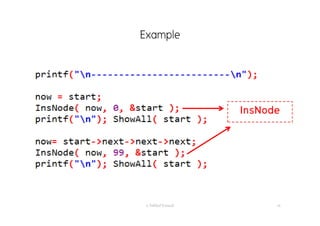 Example
อ. กิตตินันท์ น้1อยมณี 79
InsNode
 