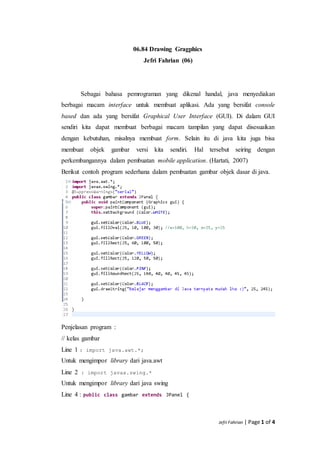 06.84 JAVA SE_drawing graphics | PDF