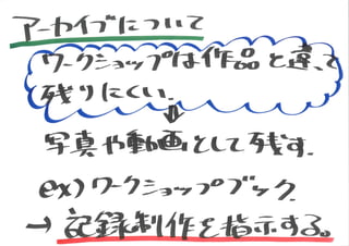 KCIC アートマネジメントラボ SESSION 6 記録(グラフィックレコーディング)
