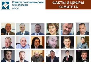 ФАКТЫ И ЦИФРЫ
КОМИТЕТА
 