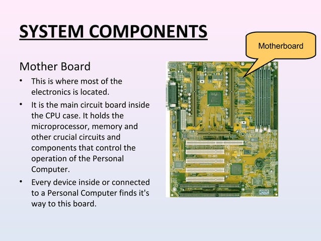 06. System unit of computer | PPT | Data Storage and Warehousing ...