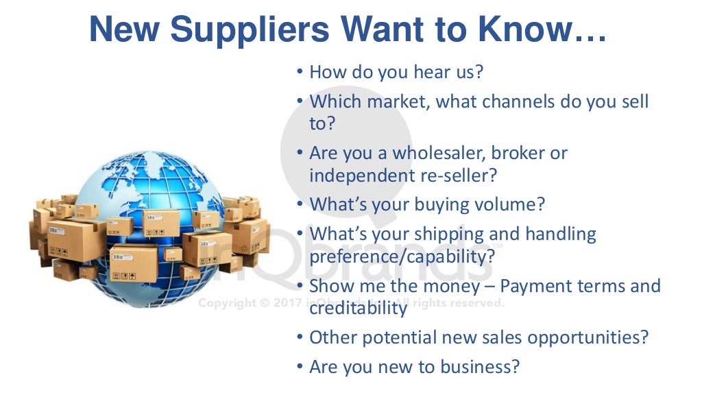 10 Questions to Ask New Suppliers