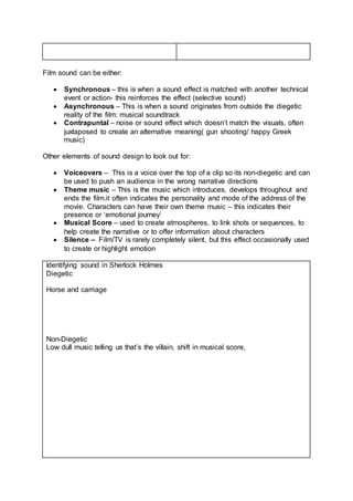 06. sound notes sheet (1) | PDF