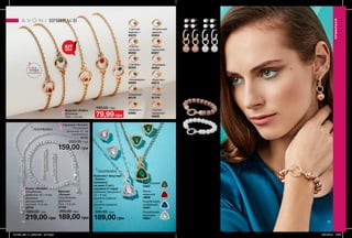 74 75
«Аквамарин»
60069
«Аметист»
60065
«Темно-
червоний»
60047
«Блакитний
циркон»
63404
«Рожевий»
60304
«Світлий
аметист»
60278
«Сапфір»
60303
«Кристал»
60073
«Смарагд»
60124
«Світло-
зелений»
60302
«Топаз»
61179
«Світло-
червоний»
60288
Смарагдовий
19487
Посріблений,
сапфіровий
19491
Темно-
червоний
19806
Посріблений,
прозорий
19984
Кольє «Лолані»
Посріблене;
Довжина: 42 + 9 см;
Довжина
декоративної
частини: 11,5 см.
38746
300,00 грн
219,00 грн
Браслет
«Лолані»
Посріблений;
Довжина:
18,5 + 2,5 см.
27192
250,00 грн
189,00 грн
Сережки «Лолані»
Посріблені;
Довжина: 4,1 см
(приблизно).
38747
200,00 грн
159,00 грн
79,99 грн
НАБІР
У наборі:
• Браслет «Сілла»
• Набір сережок «Леслі»
(3 пари)
Посріблений,
шоколадний 87891
Кремовий  87889
Повна вартість набору:
1000,00 грн
269,00 грн
Набір сережок «Леслі»
(3 пари)
Діаметр сережок-цвяшків:
0,2-0,3;
Довжина сережок
з підвісками: 3,5 см.
42018	 Золотистий
42040	 Посріблений
250,00 грн
159,00 грн
ХІТ
ціна
ПОСРІБЛЕНІ
Комплект біжутерії
«Лейла»:
прикраса
на шию (1 шт.),
сережки (1 пара)
Довжина ланцюжка:
42 + 9 см;
Діаметр підвіски:
1,4 см;
Діаметр сережки:
1,2 см.
300,00 грн
189,00 грн
ПОСРІБЛЕНІ
ПОСРІБЛЕНІ
ПРИКРАСИ
ПРИКРАСИ
Запас
товару
обмежений
Браслет «Робін»
Довжина:
18,5 + 2,5 см;
100,00 грн
Браслет «Сілла»
Довжина в нерозтягнутому
вигляді: 6,5 см (приблизно).
60265	 Посріблений,
шоколадний
11670	 Кремовий
250,00 грн
130,00 грн
201906_EE_11_0052.indd All Pages 16/01/2019 15:59
 