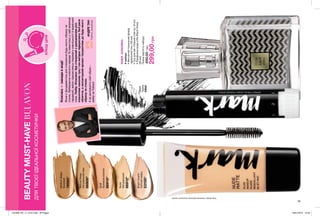 КРАЩІЦІНИ
19
BEAUTYMUST-HAVEВІДAVON
ДЛЯТВОЄЇІДЕАЛЬНОЇКОСМЕТИЧКИ
Унаборі:
•Матуючийтональнийфлюїд
«Ідеальнийтон»(30мл)
•Тушдлявій«Повнийспектр»(9мл)
•ПарфумнаводаLittleBlackDress
(30мл)
Повнавартістьнабору:
690,00грн
299,00грн
NaturalBeige
Натуральнийбеж
86906*
Nude
Натуральний
86912*
Shell
Пряженемолоко
86915*
BrightQuartz
Світлийкварц
23105*
MediumBeige
Бежевий
19565*
НАБІР«КЛАСИКА»
Fashionдизайнер
АНДРЕТАН
КРАЩІЦІНИ
*Коднаборузбажанимвідтінкомтональногозасобу
Black
Чорна
53942
Класика—завждивмоді!
Вонаєфундаментомдляствореннябудь-якогообразучи
стилю.ВибираючикласичнінарядиТиінвестуєшусвійвласний
гардероб,вмілопідкреслюєшперевагизовнішностійвідмінний
смак.Набір«Класика»бувстворенийзурахуваннямусіх
класичнихканонів:тушітонвигіднопідкреслятьТвоїриси
обличчя,анеповторнийароматпасуватимедобудь-якого
образучистилю.
Аякдоповнитисвійобраз–
вибірзаТобою!
201906_EE_11_0137.indd All Pages 16/01/2019 15:55
 