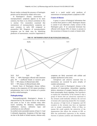 Huntington’s disease | PDF