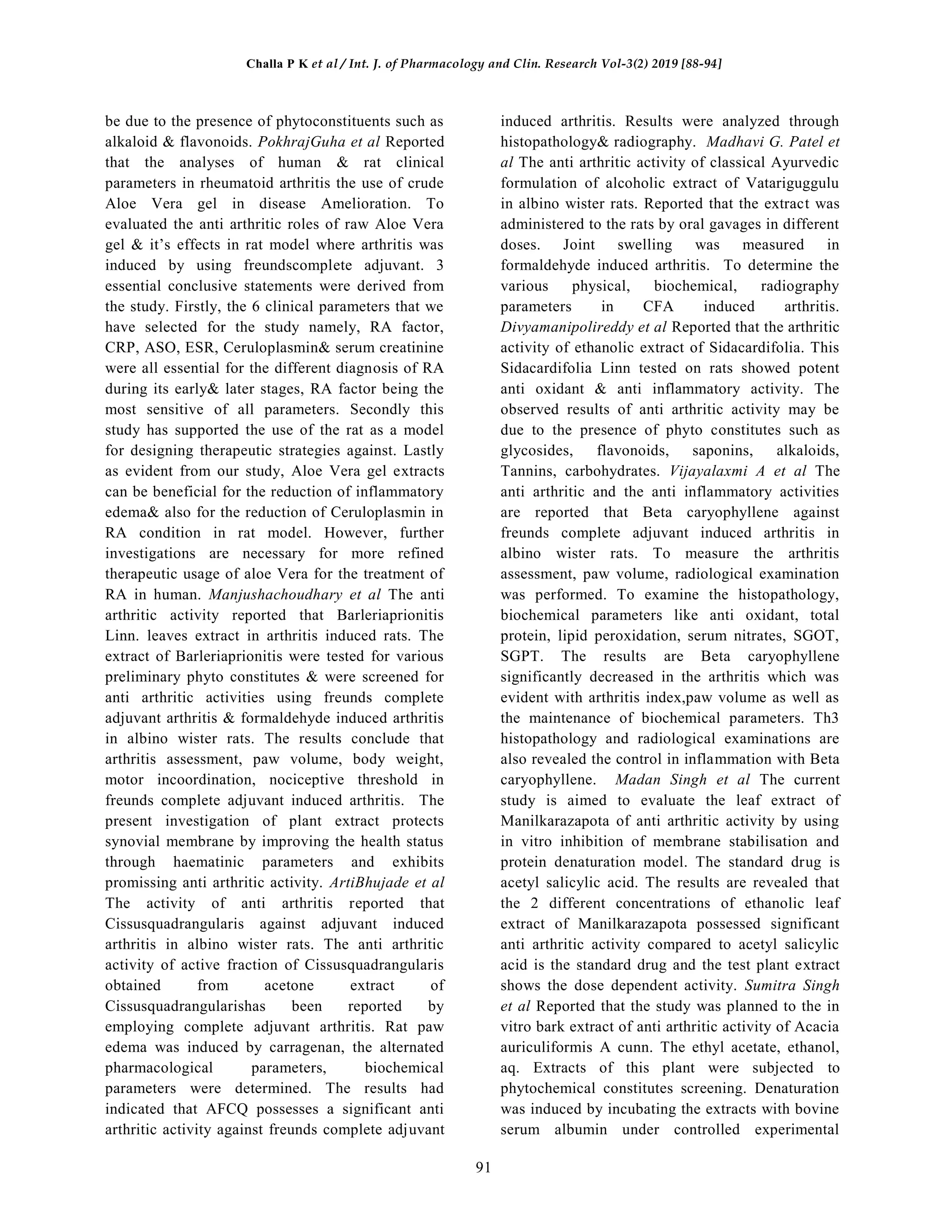 A review of rheumatoid arthritis | PDF