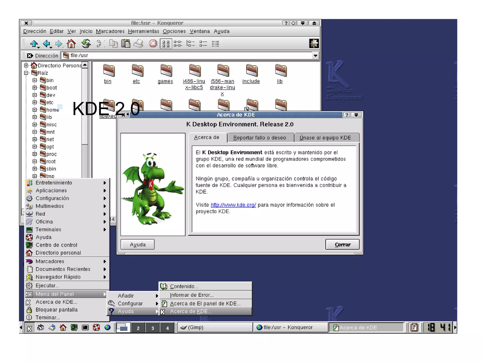  KDE 2.0
 