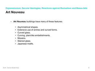 history of contemporary architecture - 06. Art Nouveau - Part 1.ppt