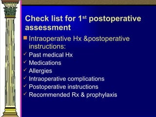 06.Postoperative Assessment, Management and complications 5.pptx