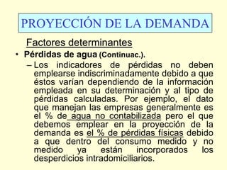 ESTUDIO DE DEMANDA PARA DISEÑOS DE AGUA POTABLE | PDF