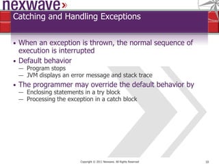 06.J2SE_Exception Handling.pdf exception Handling | PDF