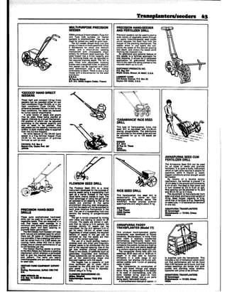 Tran8plantersheeders 63
LMIJRPOSE PREClSlON
RICE SEED DRILL
ANNAPURNA SEED CUM
FERYlLlZER DRILL
 