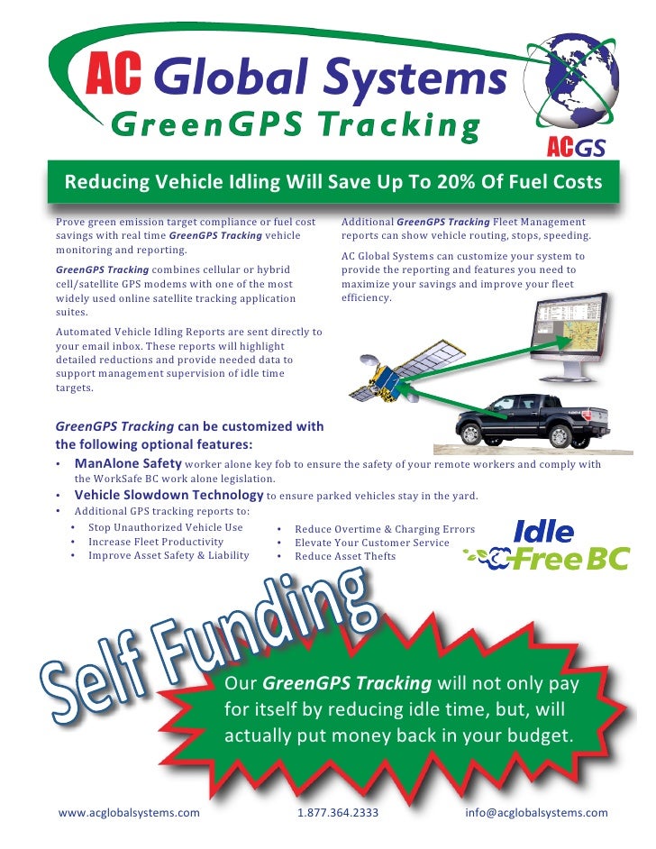 Reducing Vehicle Idling Will Save Up To 20% Of Fuel Costs 
Prove green emission target compliance or fuel cost      Additi...