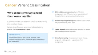 Modernized ACMG and Cancer Variant Classification: Implementing the ...