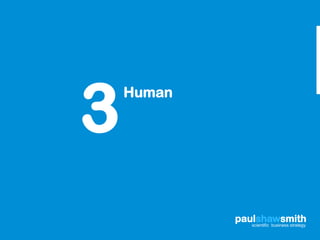 3
    Human




            paulshawsmith
               scientific business strategy
 