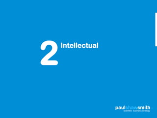 2
    Intellectual




                   paulshawsmith
                      scientific business strategy
 
