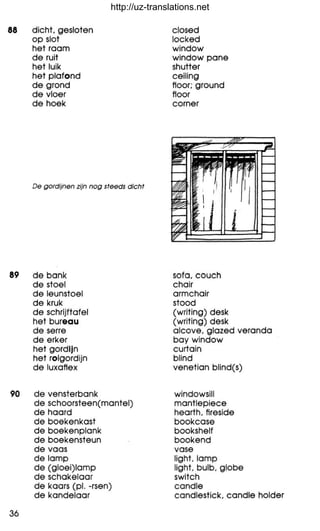 06.a dutch vocabulary | PDF