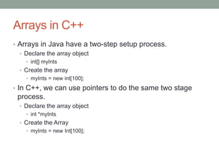 2CPP06 - Arrays and Pointers | PPT