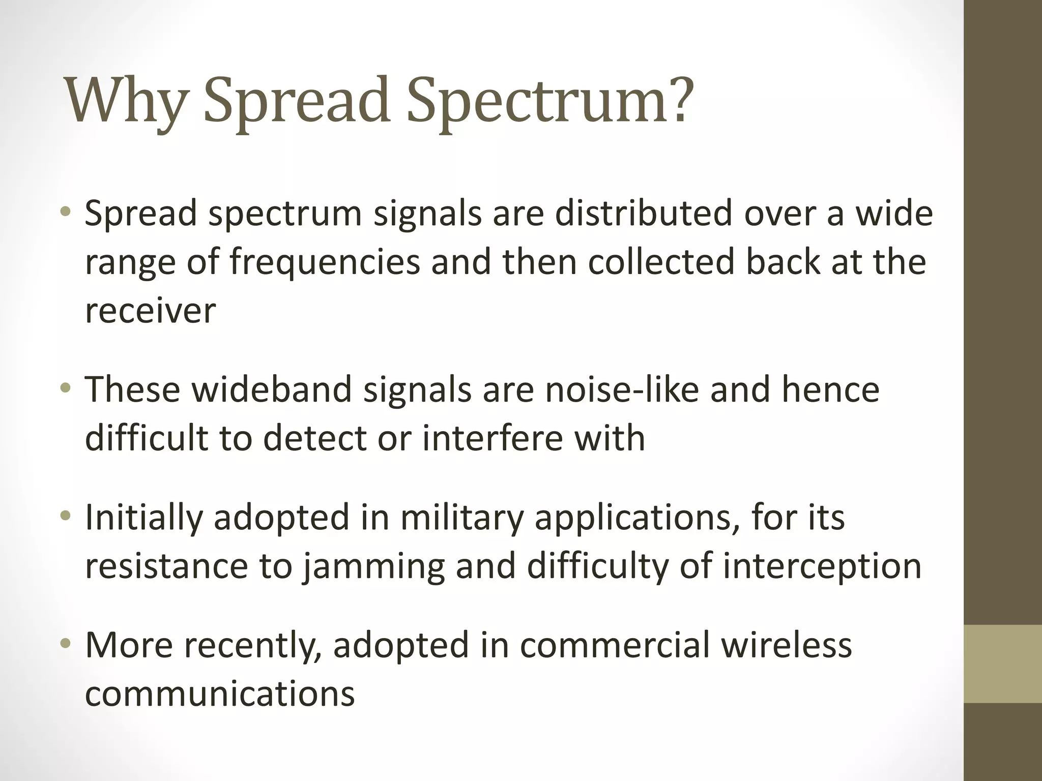 Bandwidth Utilization Multiplexing and Spectrum Spreading | PPTX