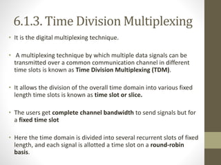 Bandwidth Utilization Multiplexing and Spectrum Spreading | PPTX