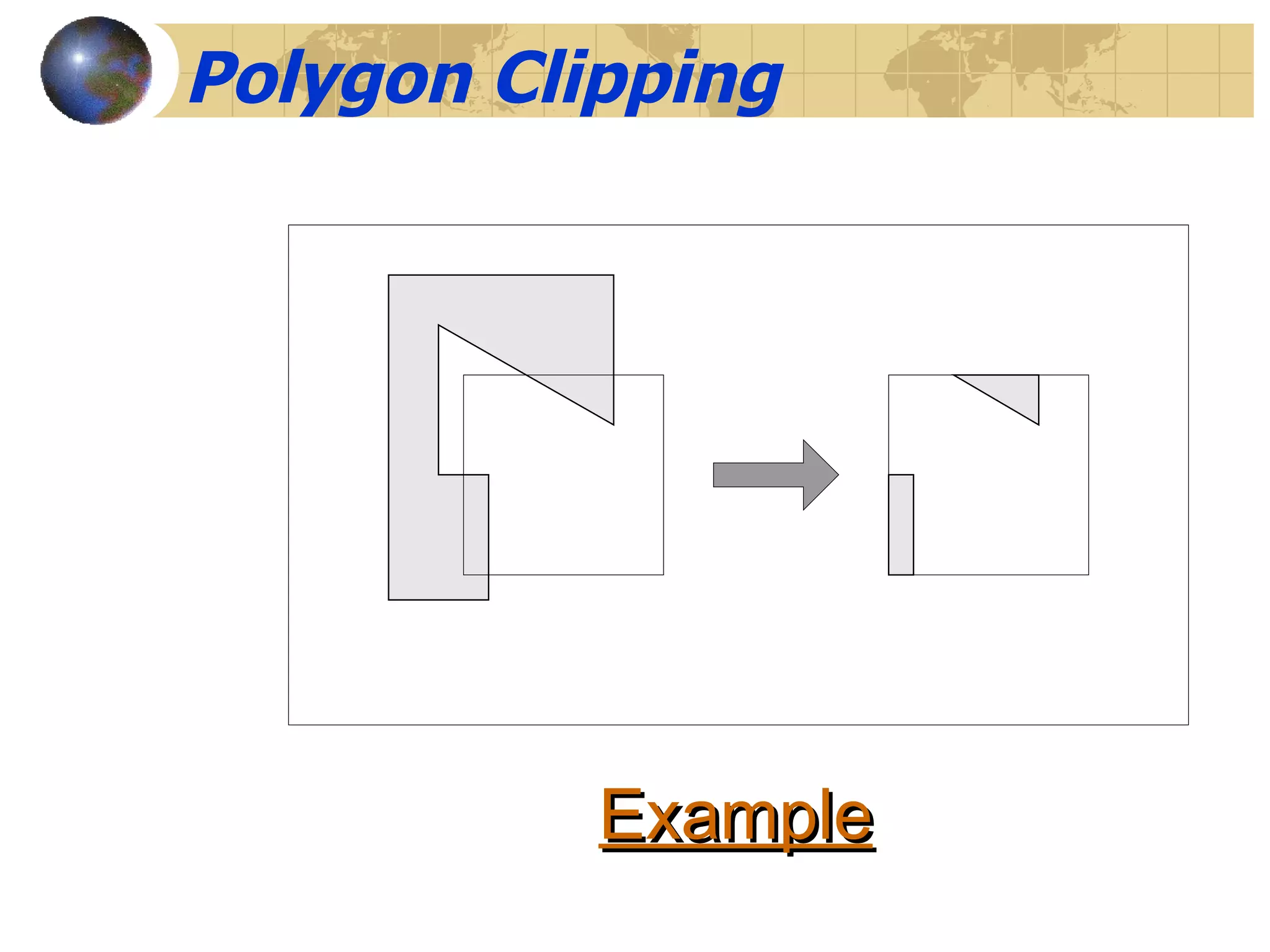 Polygon Clipping Example 