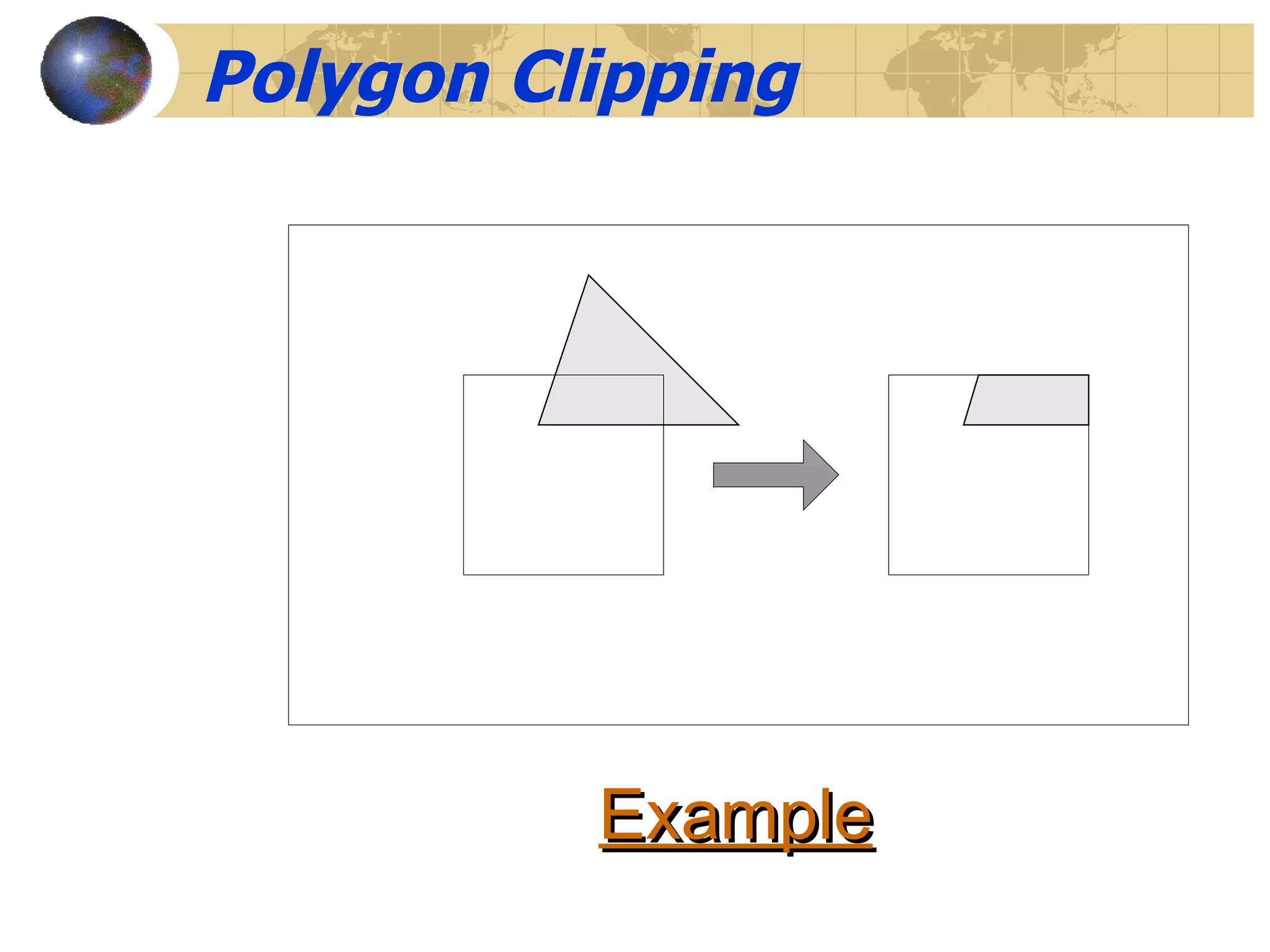 Polygon Clipping Example 