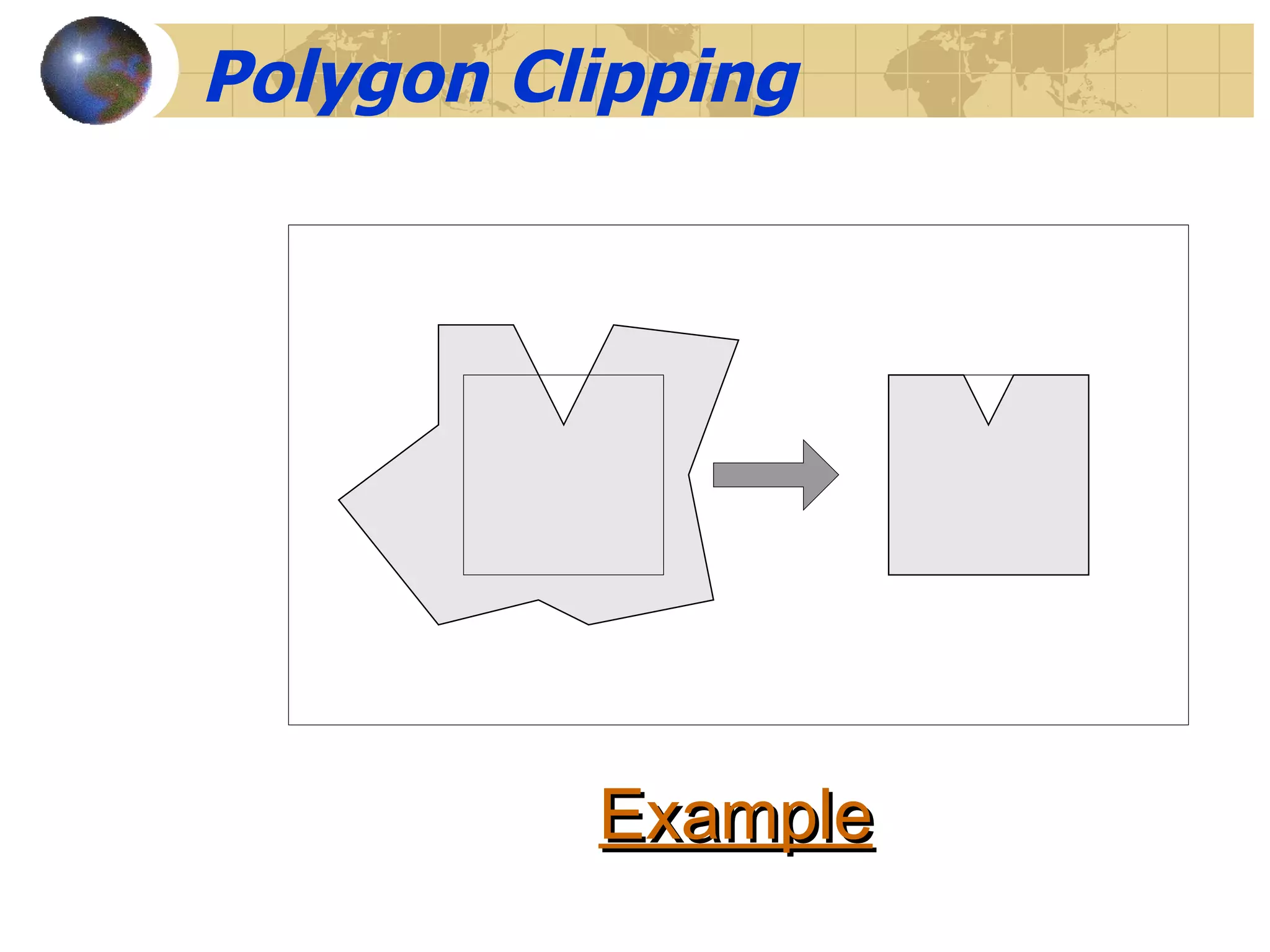 Polygon Clipping Example 