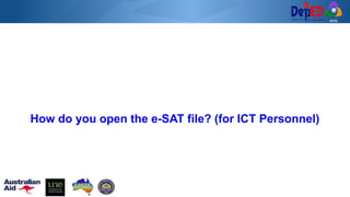 Electronic Self-assessment Tool (e-SAT) | PPTX